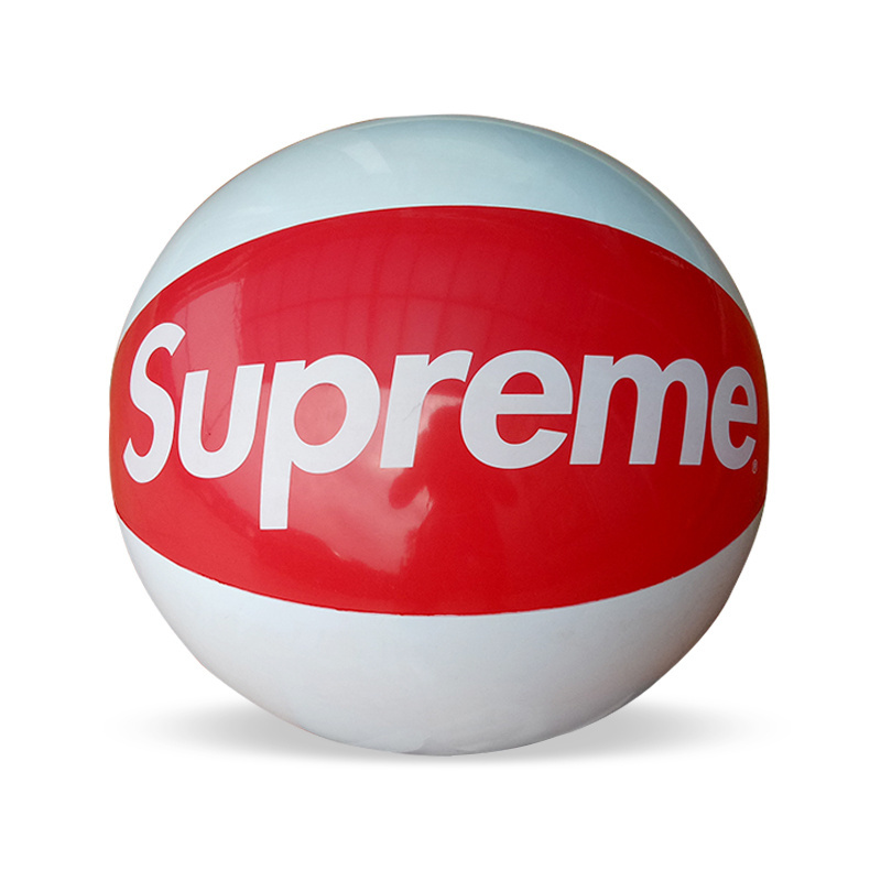 Summer Water Fun Custom PVC Inflatable Beach Ball With Logo Printing for Advertising