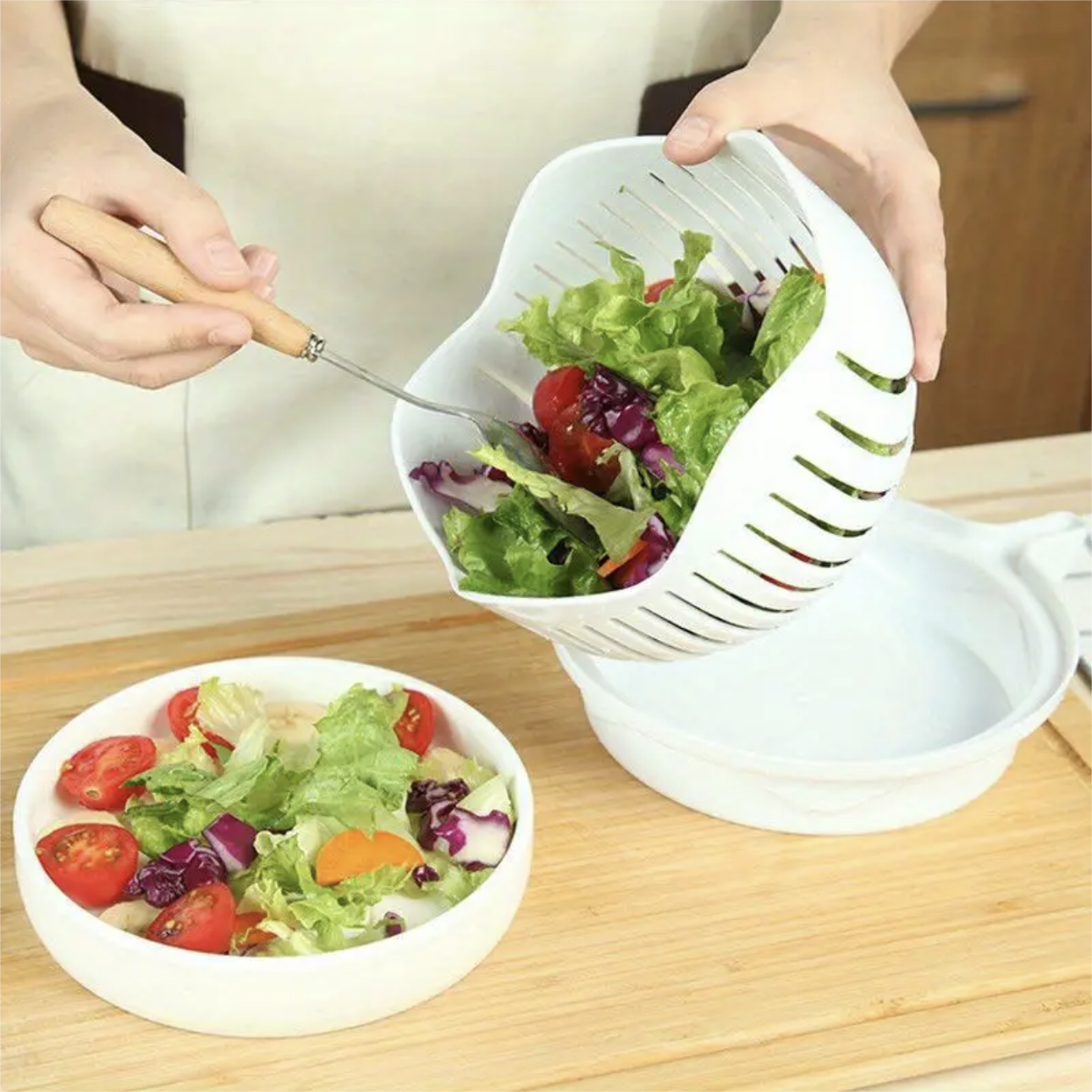 Hot Selling Kitchen Slicer Vegetable Cutter Fruit Chopper Machine Quick Salad Cutter Bowl