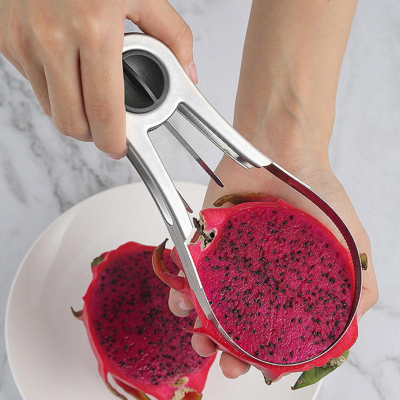 2024 Smart Kitchen Tools Fruit Peeler Cutter Divider Knife Watermelon Avocado Mango Slicer