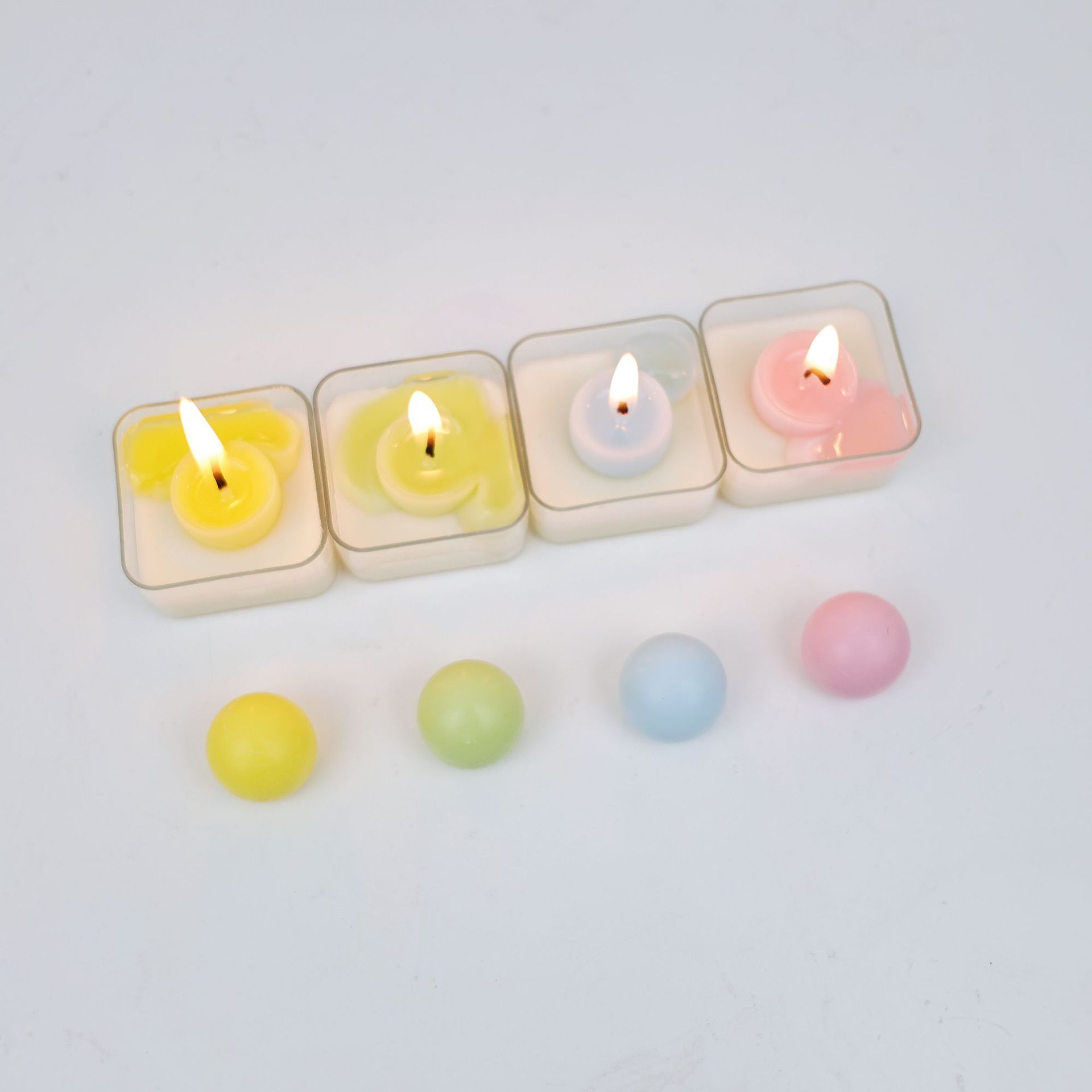 Hot Sale Small Soy Wax Smokeless Natural Beeswax Scented Tealight Candles for Marriage Proposal Home Decoration