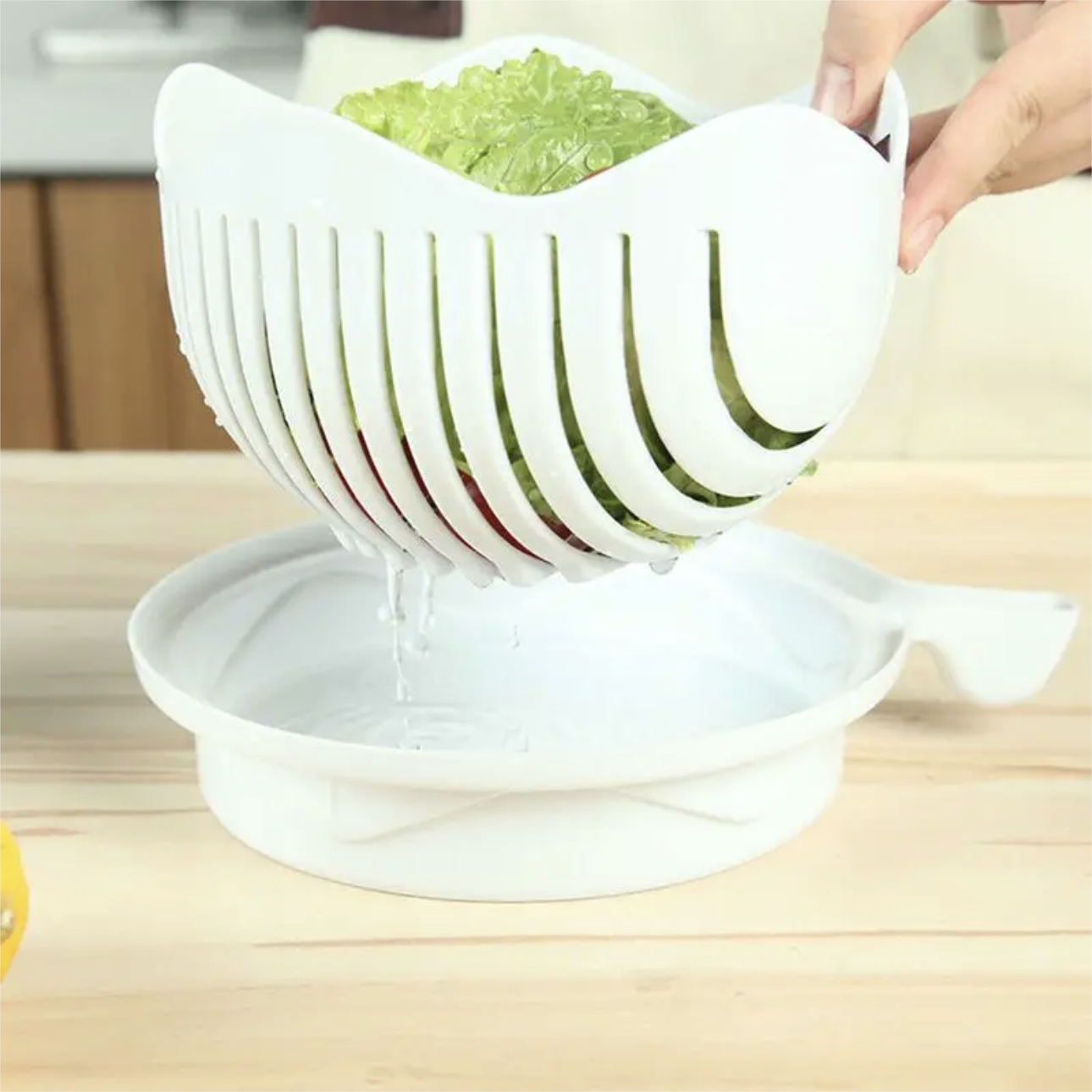 Hot Selling Kitchen Slicer Vegetable Cutter Fruit Chopper Machine Quick Salad Cutter Bowl