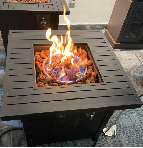 New arrival outdoor 28 inch modern garden furniture BBQ gas fire pit table