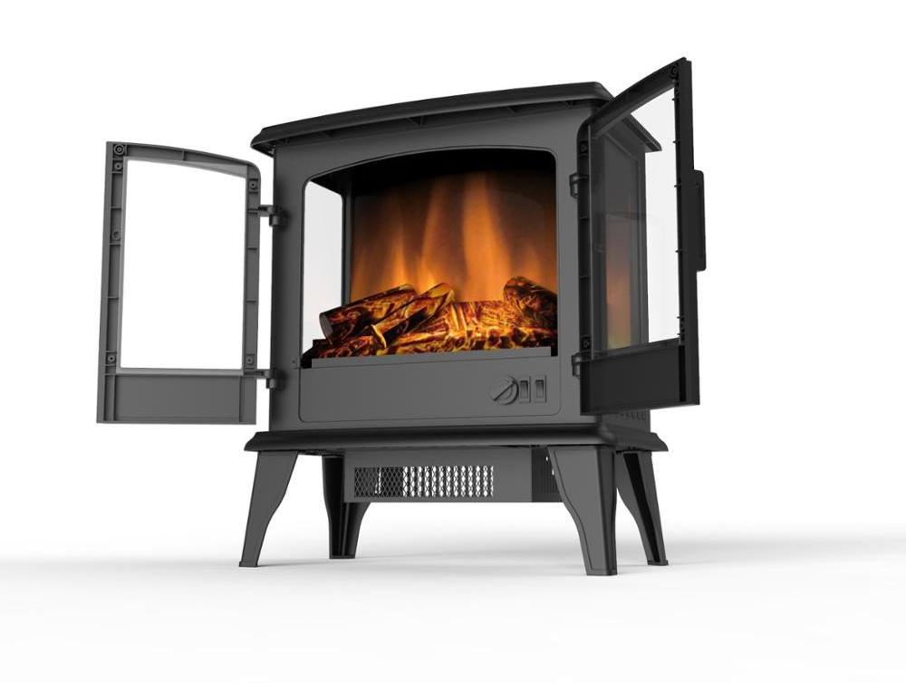 Freestanding mini portable electric fireplace no heat stove