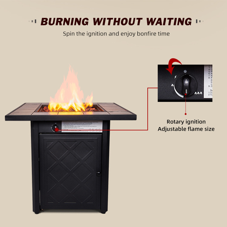 Wholesale New Arrival Garden Furniture outdoor heater Gas Fire Pit