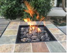 New arrival outdoor 28 inch modern garden furniture BBQ gas fire pit table