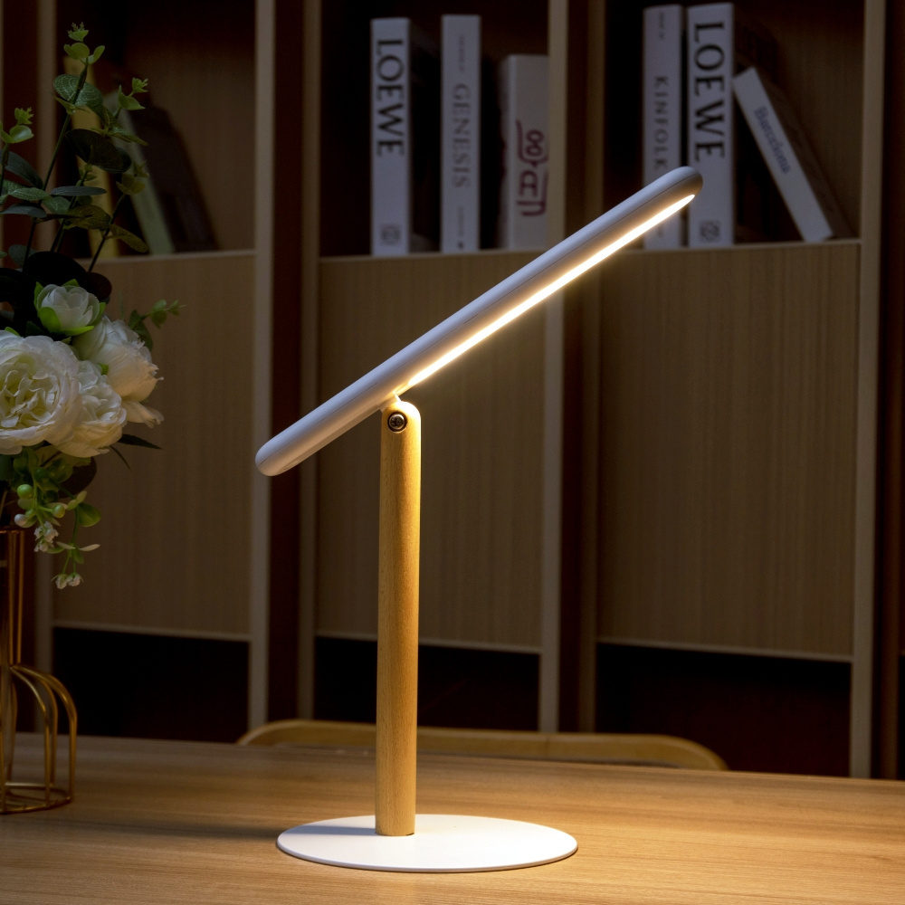 Nordic Style USB Rechargeable Magnetic Foldable Desk Table Lamp Multi-function Desk Lamp