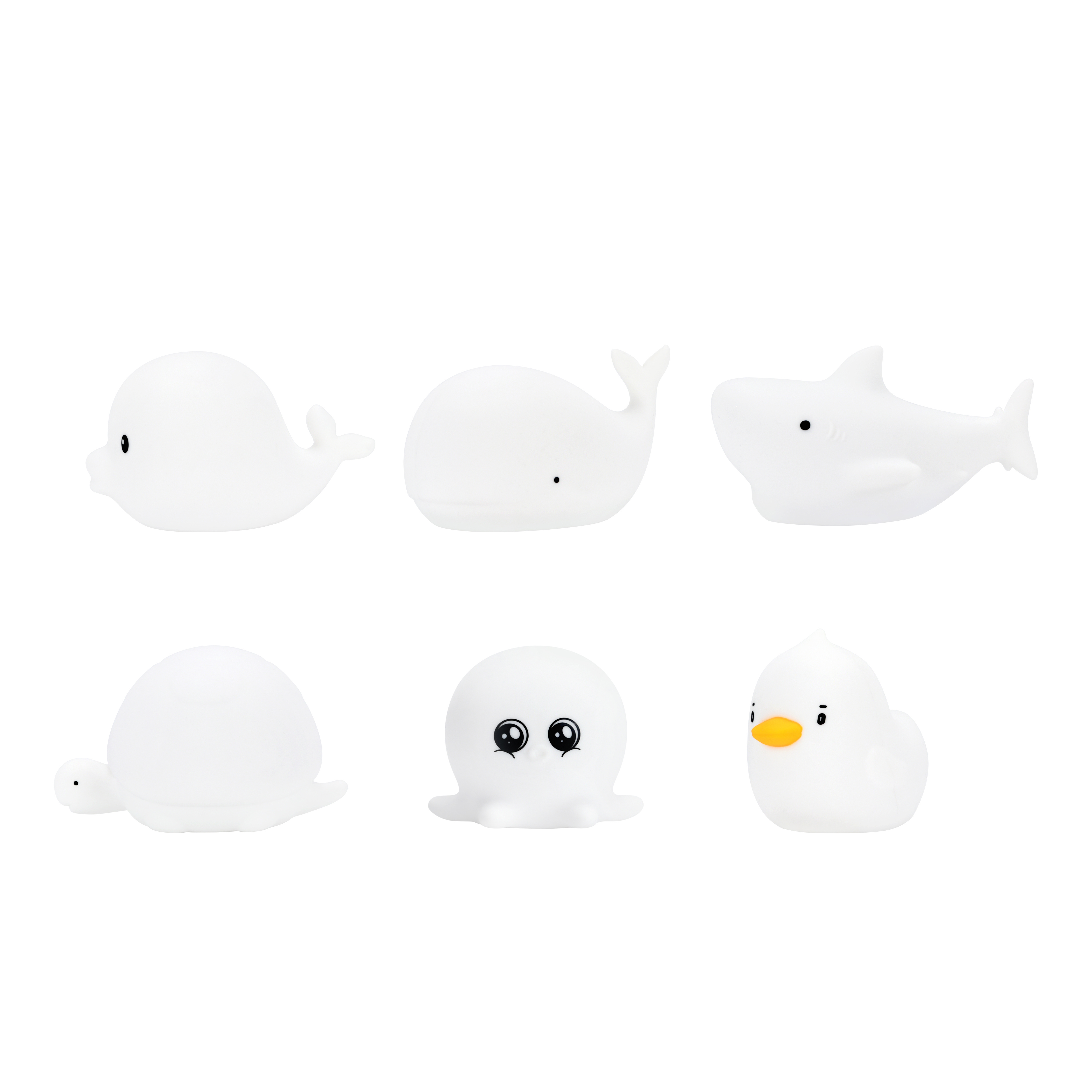 Super Mini Dolphin Cute Silicone Night Light for Kids Animals with Adjustable Brightness and Timer Function