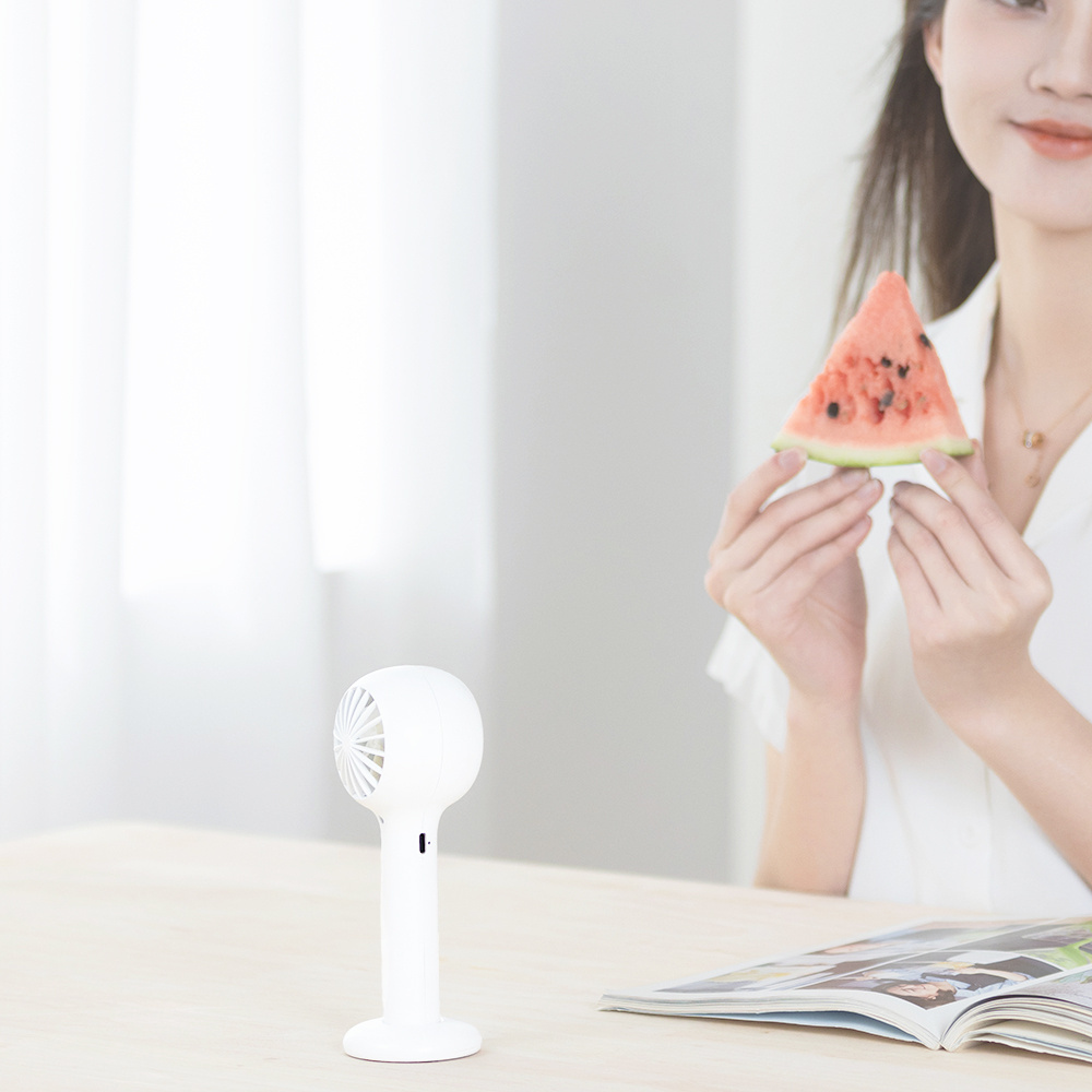 Portable Rechargeable Handheld Bladeless Fan Pocket Adjustable USB Charging Handheld Mini Fan