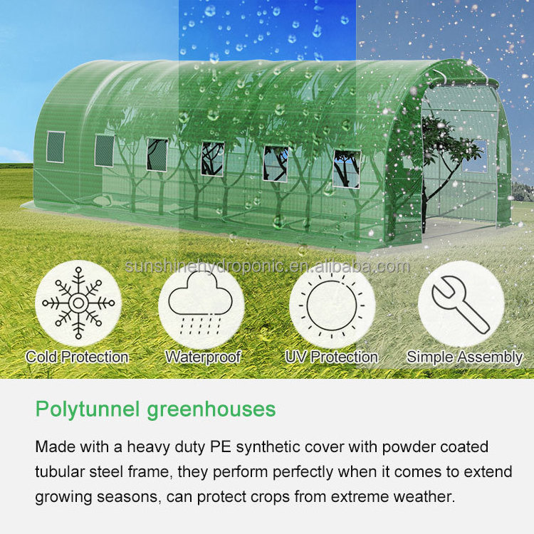 Cheap Outdoor and Indoor Mini OEM Poly Tunnel Garden Greenhouse Kit, Home Flower Green House for Sale