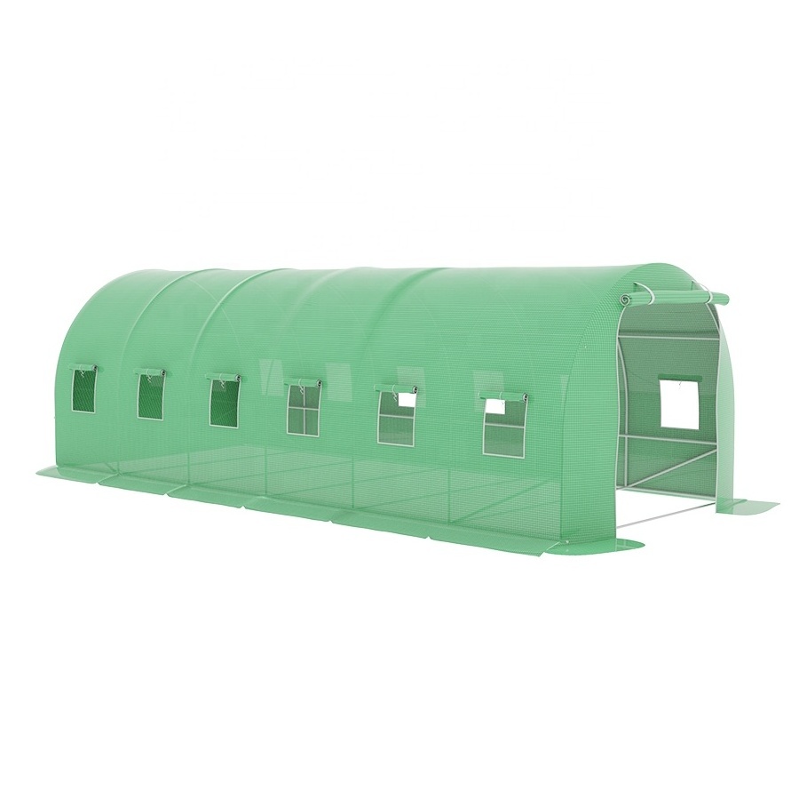 3.5x2x2m Poly Tunnel Garden Walk in Greenhouse Used Commercial Greenhouses Plastic Greenhouses for Sale