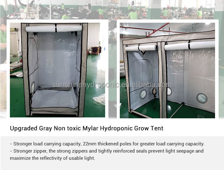 Highly Reflective Fabric Durable Mylar Indoor Hydroponics Plant Growth Tent Garden Greenhouse Grow Tents Growzelt