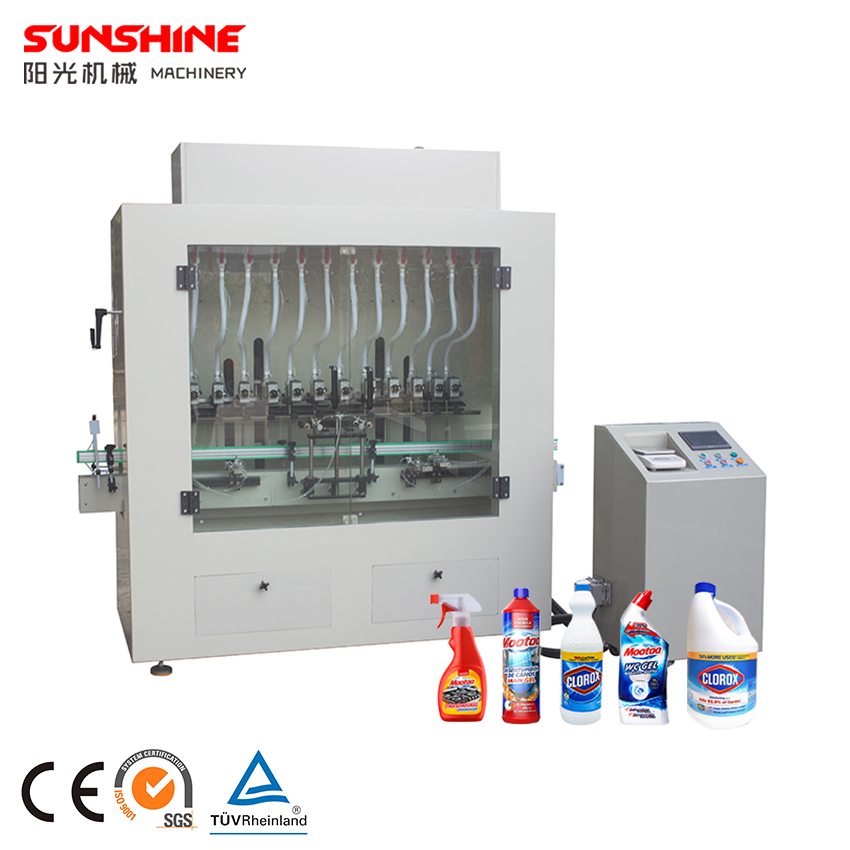 1L 5L 20L  Automatic PP PVC HDPE anti corrosive resistant HCL strong Acid liquid plastic drum vat bottle filling machine