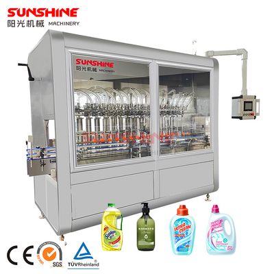 Automatic 4-20 nozzles liquid soap hand wash liquid shampoo spray bottle liquid filler filling machines