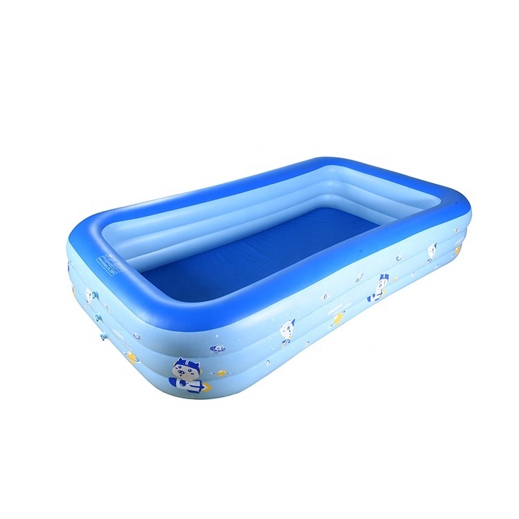 customized suitable for kid children adult indoor outdoor large big plastic pvc playground swimming inflatable pool 4m