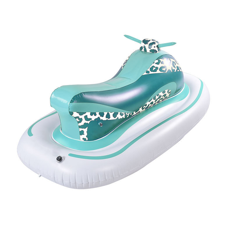 Custom Waterpark pool float summer games motorboat Motorized pool float children swimming pools float