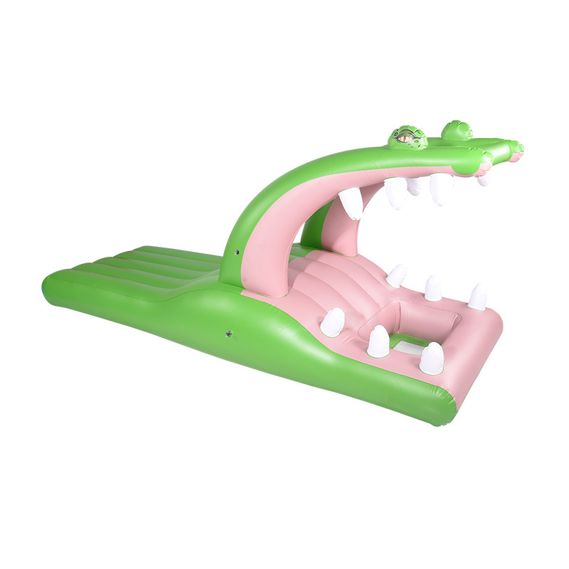 Wholesale Crocodile PVC Inflatable Pool Floats Piscine Gonflable Inflatable Ride On Floats for Adult Summer Party Swim Pool Toys