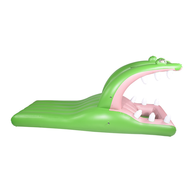 Wholesale Crocodile PVC Inflatable Pool Floats Piscine Gonflable Inflatable Ride On Floats for Adult Summer Party Swim Pool Toys