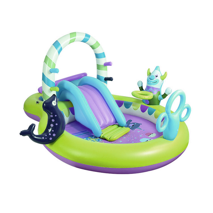 Circus Play Center pool outdoor Water Park Inflatable Slides splash pool swimming pool kids