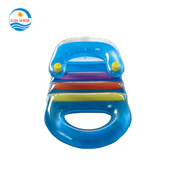 High Quality Inflatable Swimming Pool Floating Lounge Sofa Chair