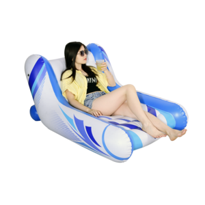 New Product PVC Inflatable Pool Float Chair Adult Recliner Lounger for Water Outdoor Beach Inflatable Float