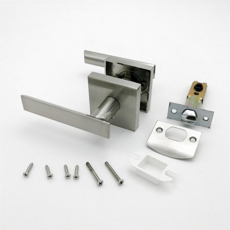 Tubular Lever For Interior Privacy Lever Door Pull-Up Bar Handles Interior Lever Sets