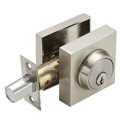 Single Cylinder Square Deadbolt Door Lock And Deadbolt Lock Set