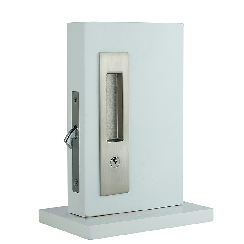 Sliding Barn Door Locks Invisible Door Handle Locks with Keys for Wood Pocket Door Hardware