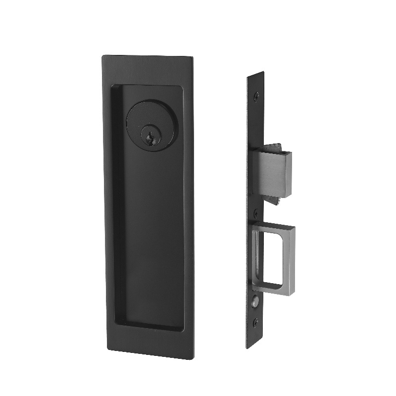 doors for houses Mortise Lock Modern Rectangular Pocket Sliding Door Lock