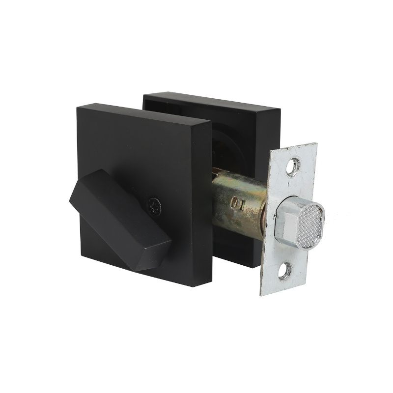 Safes Door Lock Contemporary Keyed Entry Door Knob Zinc Alloy Single Cylinder Square Deadbolt Lock