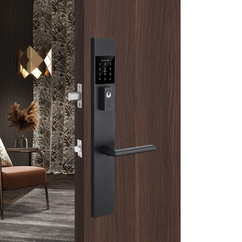 Keyless Entry Handleset Touch Screen Keypad Smart Door Locks For Front Door