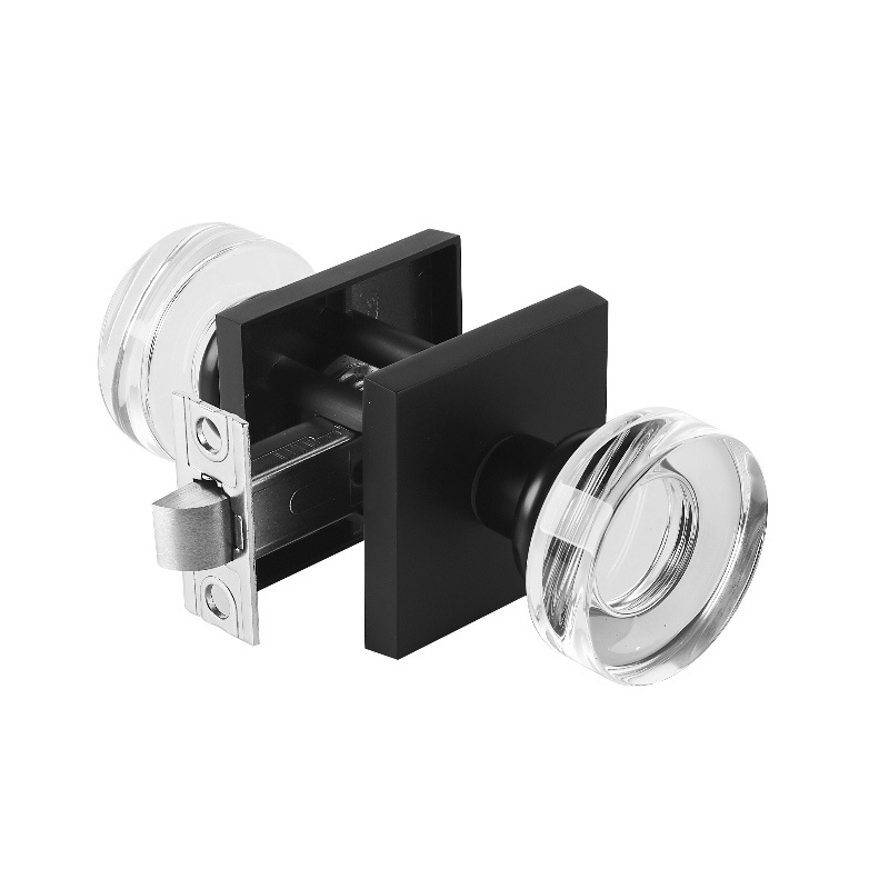 Modern design Passage knob Set, High Grade Disc Crystal Door Lock Door Knob