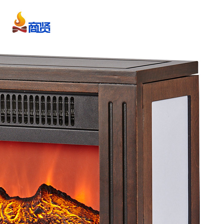 Small Wood Fireplace Stove Indoor Heater Led master flame Portable Electric Fireplace Log Mini Wood Desk Tabletop