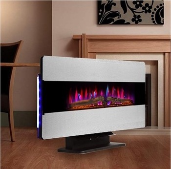 1200mm length 3D water vapor/steam electric fireplace with three color changing