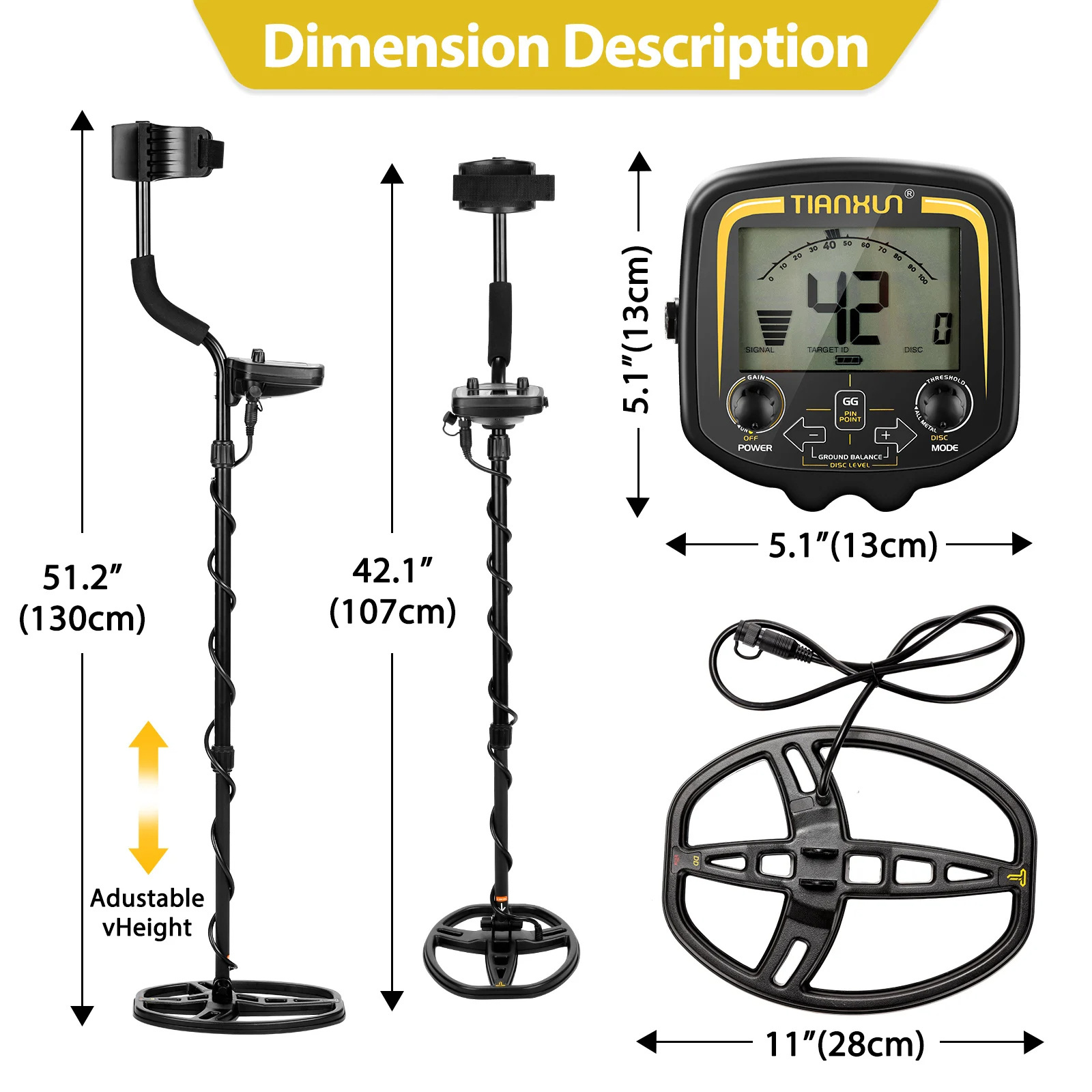 High Sensitivity Deep Metal Gold Detector Equipment Smart Underwater Gold Scanner 3D Detectors Hunter Seeker Pointer in China