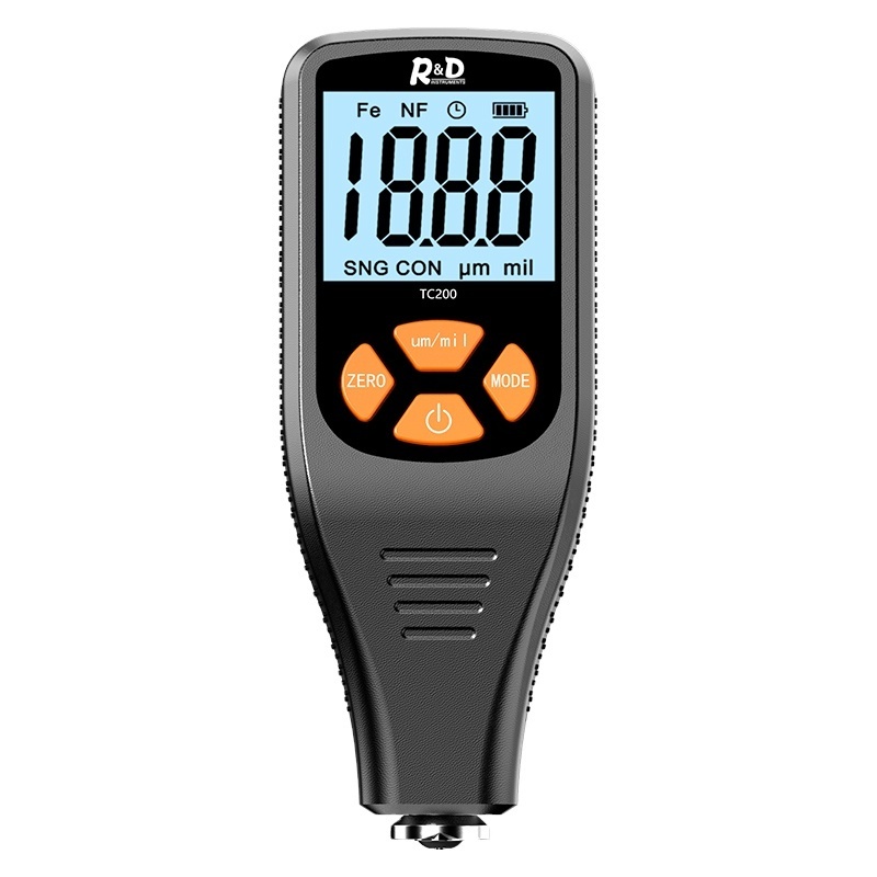 2024 new RD TC200 Digital Car Paint Coating Thickness Gauge 0-1500 um Auto Fe  NFe Coating Thickness Meter car paint tester