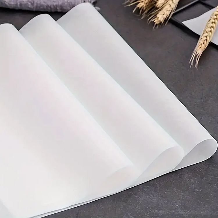 Double-Sided Silicone Waterproof Pre Cut Butcher Freezer Food Wrap 9x13 Inches Non-Stick Parchment Sandwich Burger Baking Paper