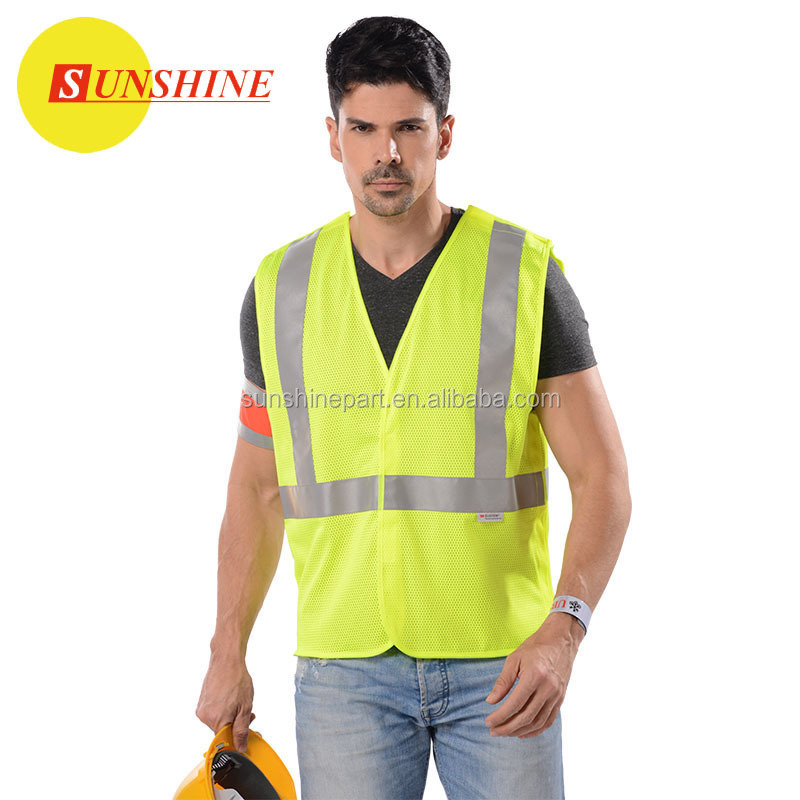 CE High Quality Breathable reflective vest breakaway safety vest