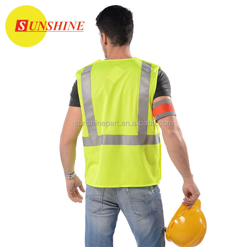 CE High Quality Breathable reflective vest breakaway safety vest