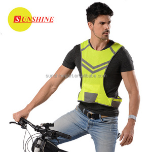 Custom Night Pockets Multifunctional Wholesale Construction Clothing Workwear High Visibility Reflective Security Safety Vest