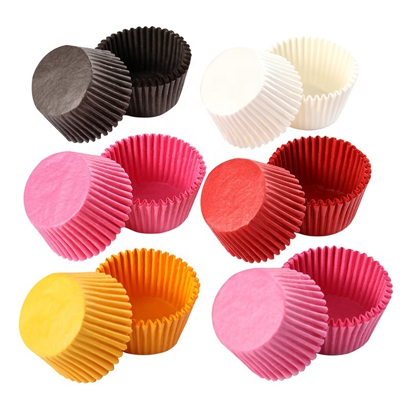 Custom Wedding Rotundity Cupcake Liners Black Gold Wedding White Cake Cup Oval Muffin Mini Tulip Paper Cupcake Liners