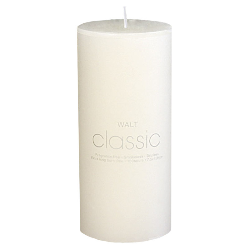 Wholesale Luxury Roman Extra Large Long Tall 40 Cm White Pillar Led Candles