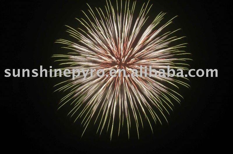 5 inch colour strobe firework ball shell display shell fireworks for sale