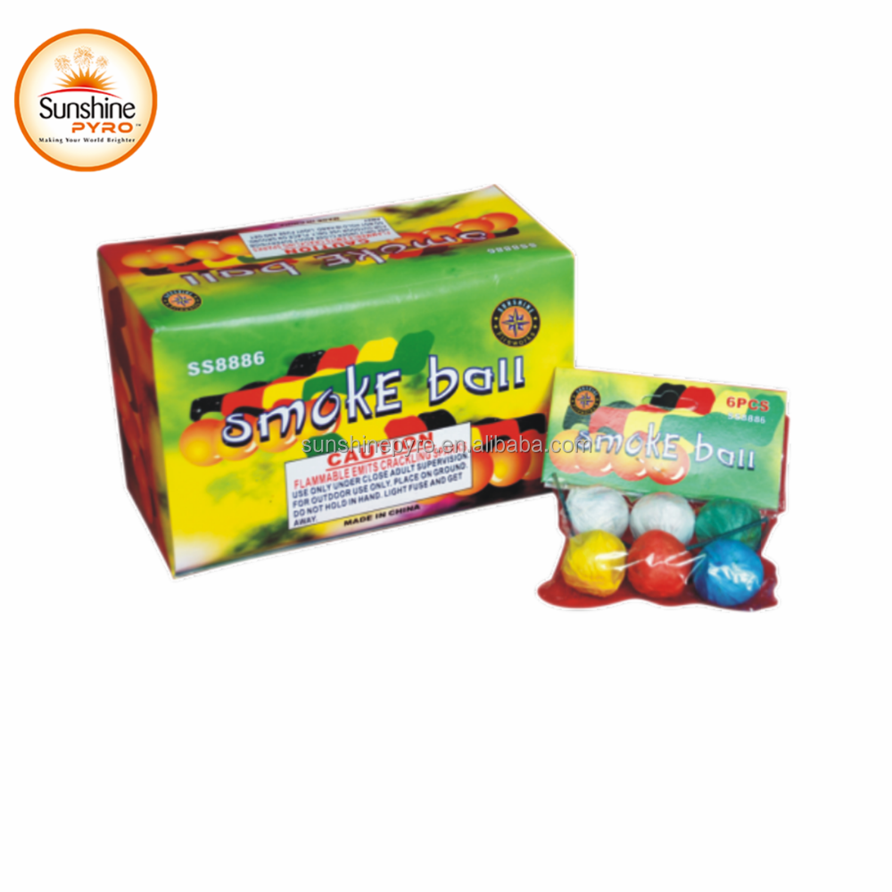 Colorful Consumer Outdoor Daytime Smoke Ball Fireworks