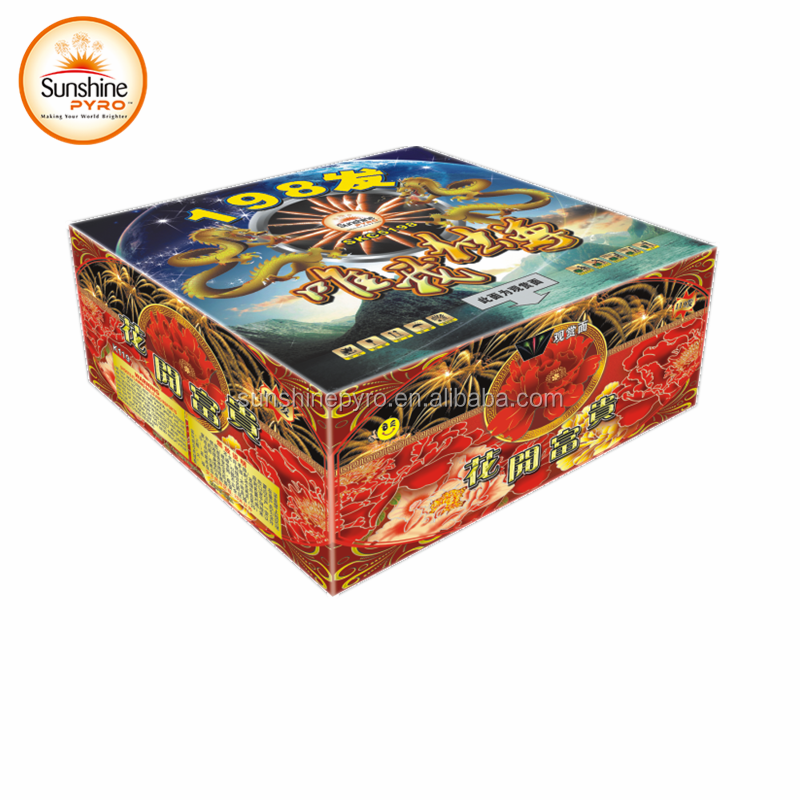 138 shots cake fireworks from Liuyang Sunshine fireworks company