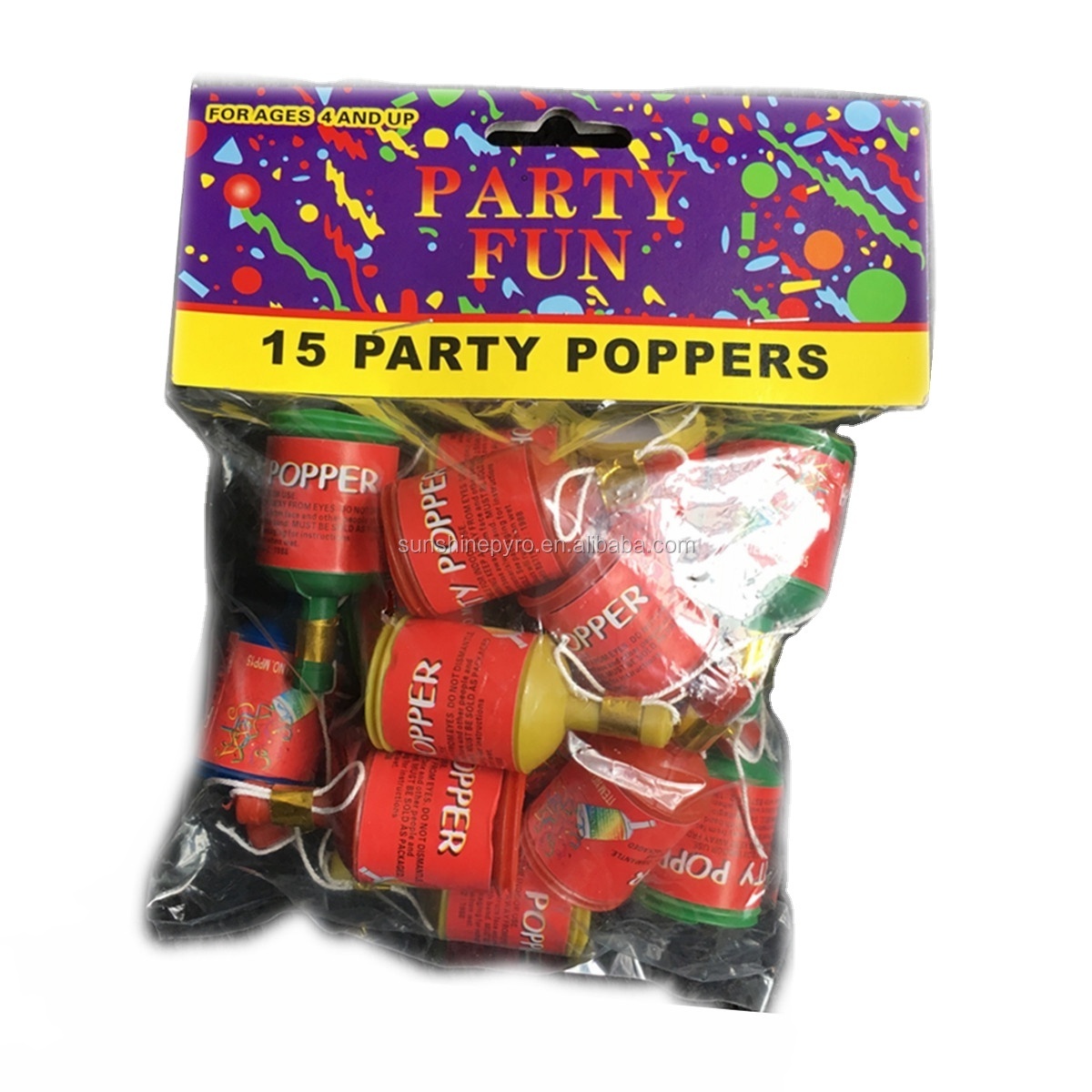 Christmas party popper toy fireworks