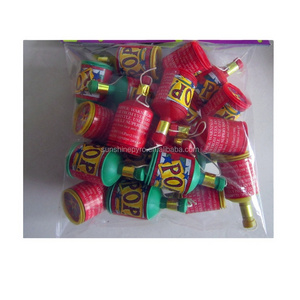 color confetti paper party popper pulling fireworks