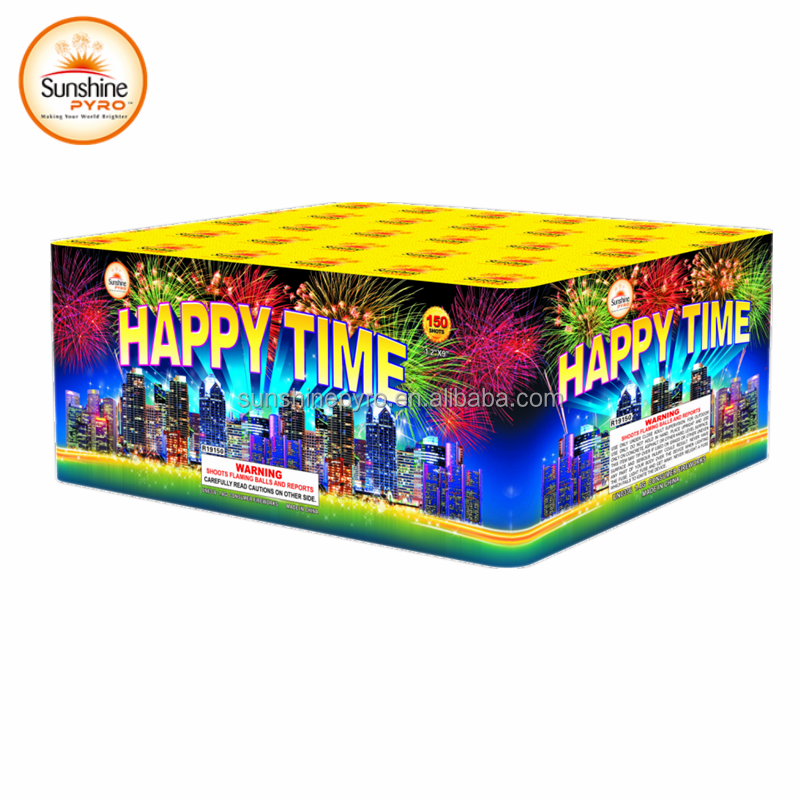 Hotsale Yemen Market100 Shots Assorted Fan Shape Cake Fireworks