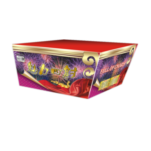 100 shots fan shape cake fireworks pyrotechnic