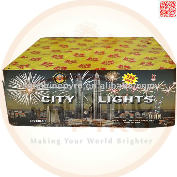 138 shots cake fireworks from Liuyang Sunshine fireworks company