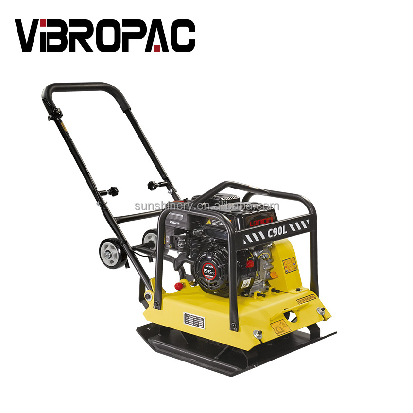 Excellent flat vibration plate compactor for easy operation to smooth the road